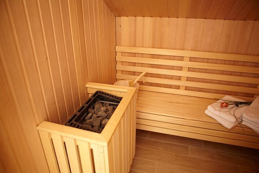 Sauna in Unterkunft bei Bauer Martin